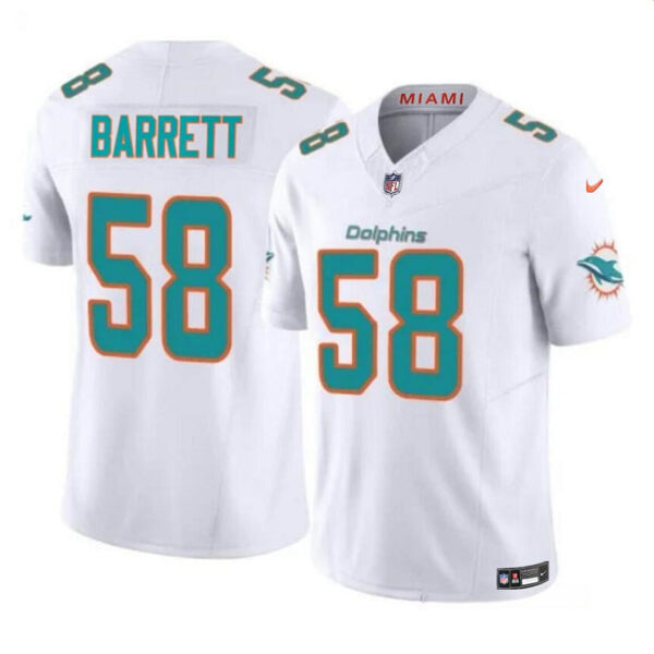 Miami Dolphins #58 Shaquil Barrett White Jersey