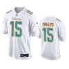 Miami Dolphins #15 Jaelan Phillips White Fashion Vapor Untouchable Stitched Football Jersey