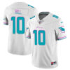 Miami Dolphins #10 Tyreek Hill White 2023 FUSE Alternate Vapor Limited Stitched Football Jersey