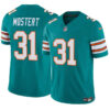 Miami Dolphins #31 Raheem Mostert Aqua 2023 FUSE Alternate Vapor Limited Jersey
