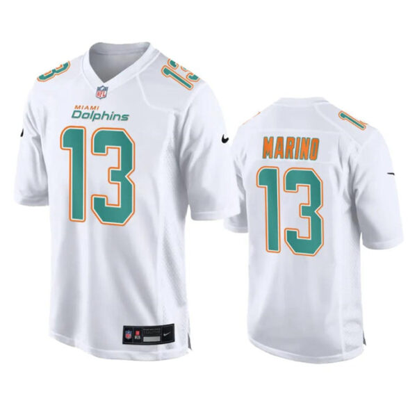 Miami Dolphins #13 Dan Marino White Fashion Vapor Untouchable Stitched Football Jersey