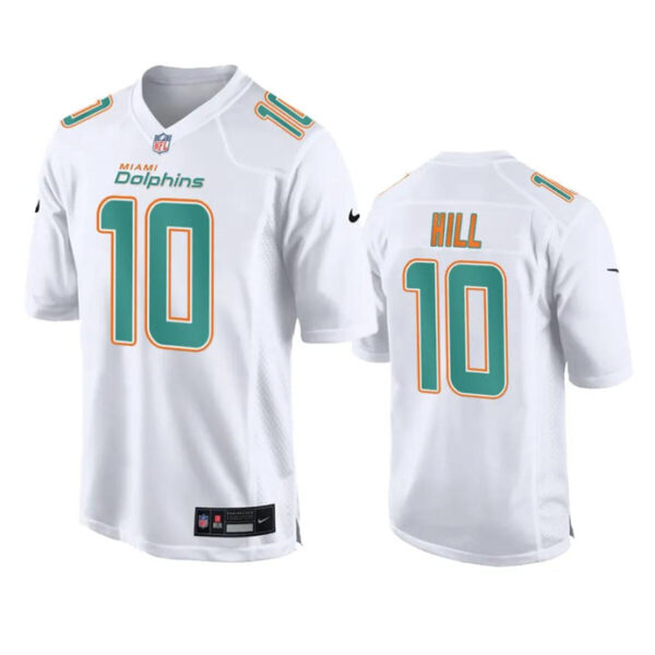 Miami Dolphins #10 Tyreek Hill White Fashion Vapor Untouchable Stitched Football Jersey