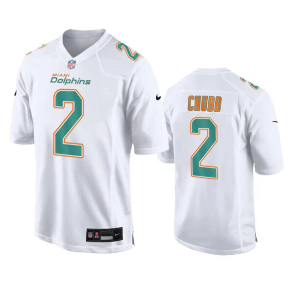 Miami Dolphins #2 Bradley Chubb White Fashion Vapor Untouchable Stitched Football Jersey