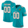 Miami Dolphins Active Player Custom Aqua 2023 FUSE With John Madden Jersey