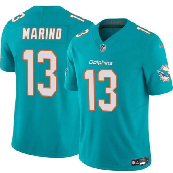 Miami Dolphins #13 Dan Marino Aqua 2023 FUSE Vapor Limited Jersey