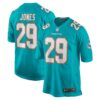 Brandon Jones Miami Dolphins Nike Team Game Jersey Aqua
