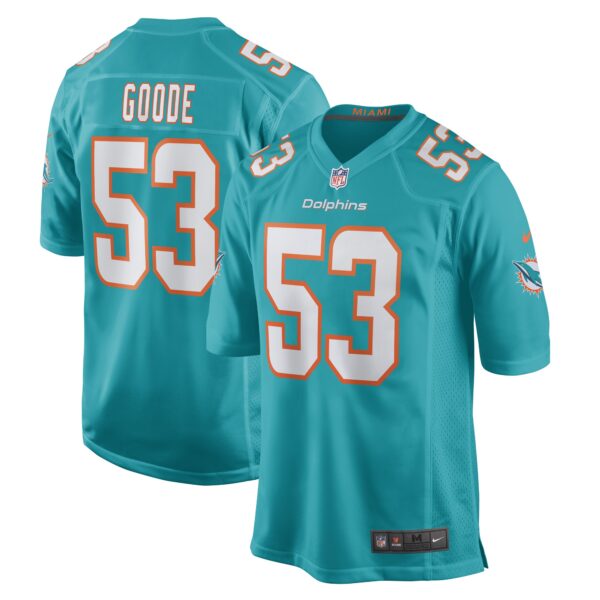 Cameron Goode Miami Dolphins Nike Game Player Jersey Aqua