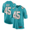 Duke Riley Miami Dolphins Nike Game Jersey Aqua