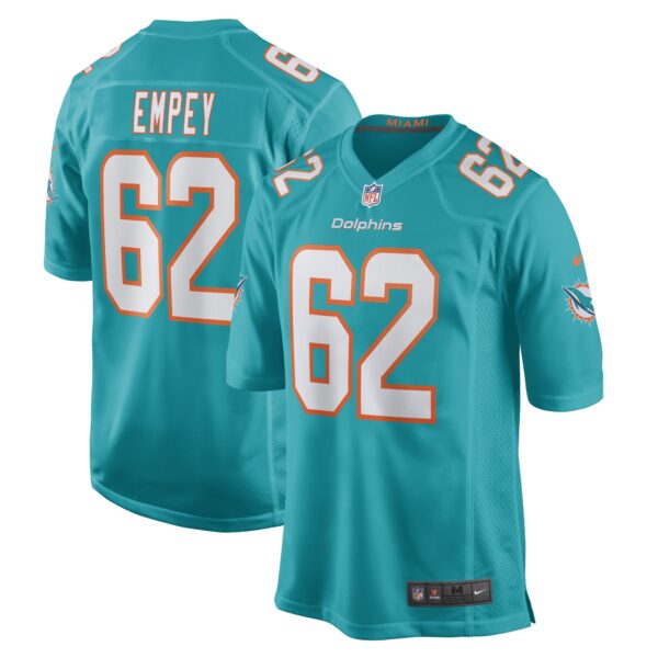 James Empey Miami Dolphins Nike Game Player Jersey Aqua
