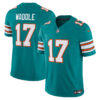 Jaylen Waddle Miami Dolphins Nike Vapor FUSE Limited Jersey Aqua