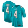 Kader Kohou Miami Dolphins Nike Game Player Jersey Aqua