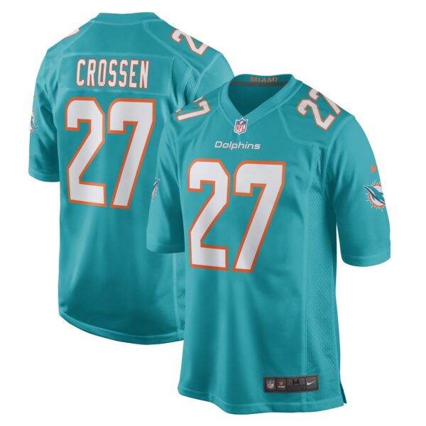 Keion Crossen Miami Dolphins Nike Game Player Jersey Aqua