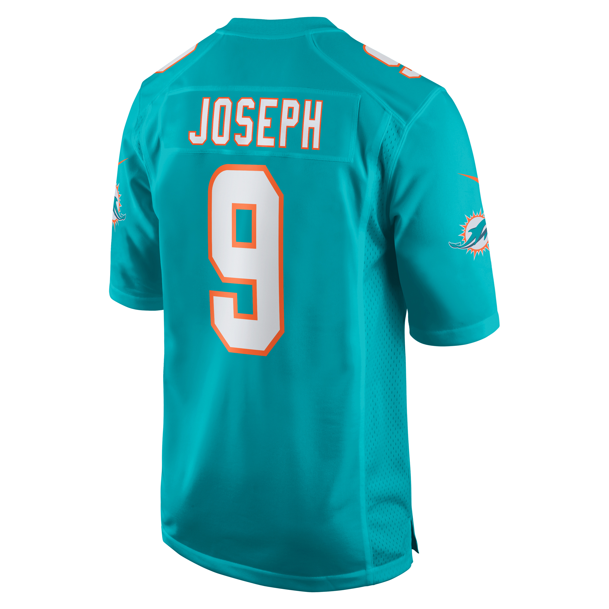 Kelvin Joseph Miami Dolphins Nike Team Game Jersey Aqua - Image 3