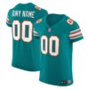 Miami Dolphins Nike Elite Vapor Untouchable Custom Jersey Aqua