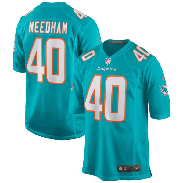 Nik Needham Miami Dolphins Nike Game Jersey Aqua