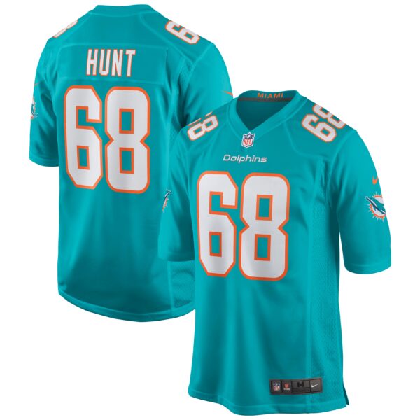 Robert Hunt Miami Dolphins Nike Game Jersey Aqua