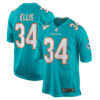 Tino Ellis Miami Dolphins Nike Home Game Player Jersey Aqua
