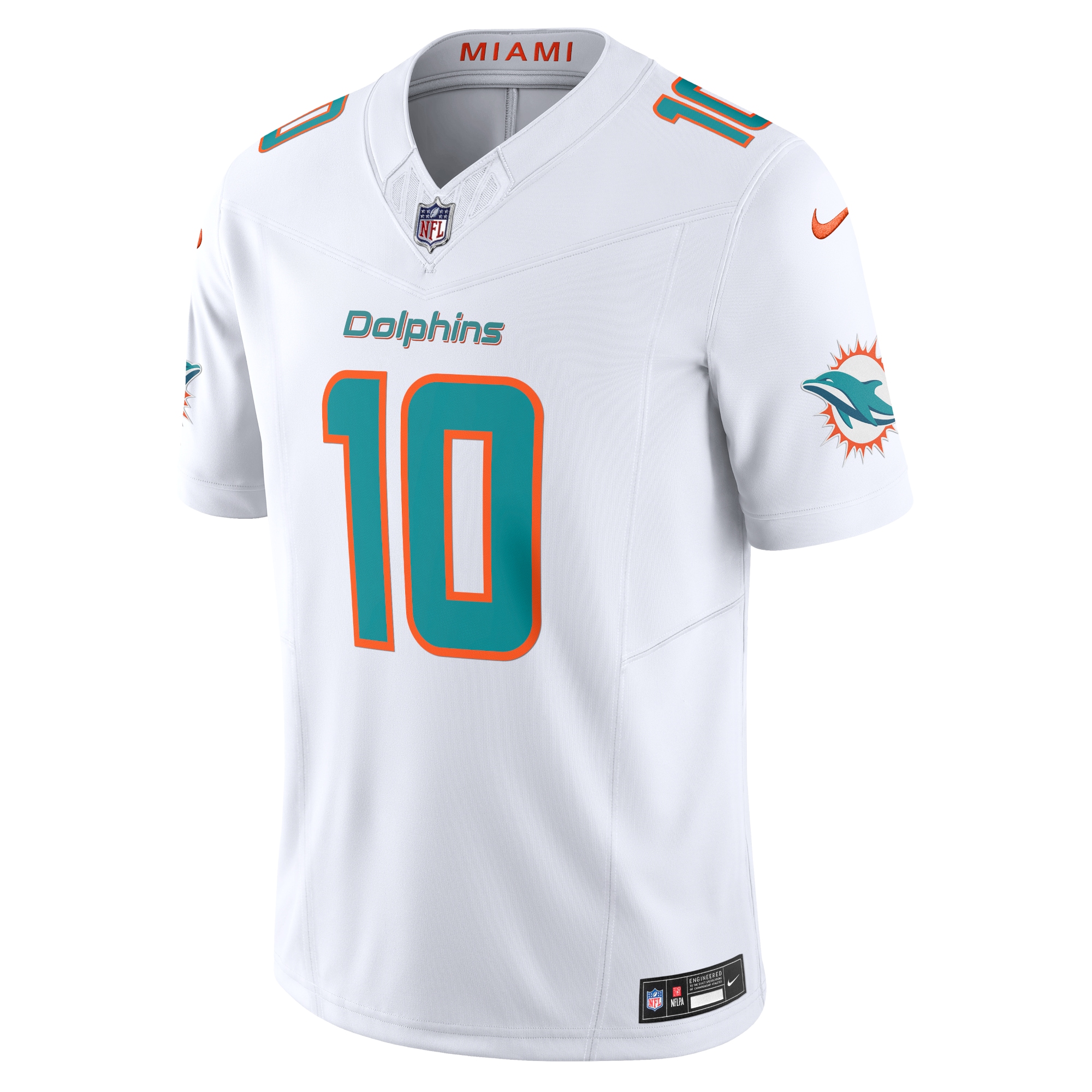 Tyreek Hill Miami Dolphins Nike Vapor FUSE Limited Jersey White - Image 2