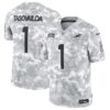 Miami Dolphins #1 Tua Tagovailoa Arctic Camo 2024 FUSE Salute To Service Limited Football Stitched Jersey
