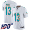 Nike Dolphins #13 Dan Marino White Men’s Stitched NFL 100th Season Vapor Limited Jersey