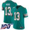 Nike Dolphins #13 Dan Marino Aqua Green Alternate Men’s Stitched NFL 100th Season Vapor Limited Jersey