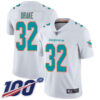 Nike Dolphins #32 Kenyan Drake White Men’s Stitched NFL 100th Season Vapor Limited Jersey
