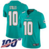 Nike Dolphins #10 Kenny Stills Aqua Green Team Color Men’s Stitched NFL 100th Season Vapor Limited Jersey