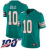 Nike Dolphins #10 Kenny Stills Aqua Green Alternate Men’s Stitched NFL 100th Season Vapor Limited Jersey