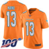 Nike Dolphins #13 Dan Marino Orange Men’s Stitched NFL Limited Rush 100th Season Jersey