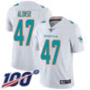 Nike Dolphins #47 Kiko Alonso White Men’s Stitched NFL 100th Season Vapor Limited Jersey