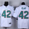 Nike Miami Dolphins #42 Charles Clay 2013 White Elite Jersey