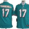 Nike Miami Dolphins #17 Ryan Tannehill Green Game Jersey