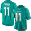 Men’s Miami Dolphins #11 DeVante Parker Green Team Color Stitched NFL Nike Game Jersey