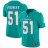 Nike Miami Dolphins #51 Mike Pouncey Aqua Green Team Color Men’s Stitched NFL Vapor Untouchable Limited Jersey