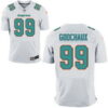 Men’s 2017 NFL Draft Miami Dolphins #99 Davon Godchaux White Road Stitched NFL Nike Elite Jersey