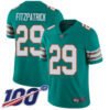 Dolphins #29 Minkah Fitzpatrick Aqua Green Alternate Men’s Stitched Football 100th Season Vapor Limited Jersey