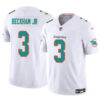 Men’s Miami Dolphins #3 Odell Beckham Jr White 2023 F.U.S.E Vapor Limited Football Stitched Jersey