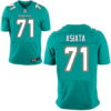Men’s 2017 NFL Draft Miami Dolphins #71 Isaac Asiata Green Team Color Stitched NFL Nike Elite Jersey