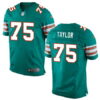 Men’s 2017 NFL Draft Miami Dolphins #75 Vincent Taylor Aqua Green Alternate Stitched NFL Nike Elite Jersey