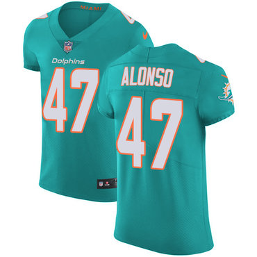 Nike Miami Dolphins #47 Kiko Alonso Aqua Green Team Color Men’s Stitched NFL Vapor Untouchable Elite Jersey