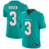 Dolphins #3 Josh Rosen Aqua Green Team Color Men’s Stitched Football Vapor Untouchable Limited Jersey