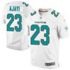 Men’s Miami Dolphins #23 Jay Ajayi White Road Stitched NFL Nike Elite Jersey