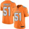 Nike Miami Dolphins #51 Mike Pouncey Orange Men’s Stitched NFL Limited Rush Jersey