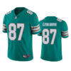 Men’s Miami Dolphins #87 Erik Ezukanma Aqua Color Rush Limited Stitched Football Jersey