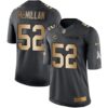 Nike Miami Dolphins #52 Raekwon McMillan Black Men’s Stitched NFL Limited Gold Salute To Service Jersey