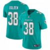 Men’s Miami Dolphins #38 Brandon Bolden Nike Limited Team Color Vapor Untouchable Aqua Jersey