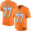 Men’s Miami Dolphins #77 Adam Joseph Duhe Retired Orange 2016 Color Rush Stitched NFL Nike Limited Jersey