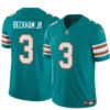 Men’s Miami Dolphins #3 Odell Beckham Jr Aqua 2023 F.U.S.E Alternate Vapor Limited Football Stitched Jersey