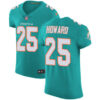 Nike Miami Dolphins #25 Xavien Howard Aqua Green Team Color Men’s Stitched NFL Vapor Untouchable Elite Jersey