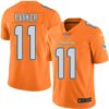 Nike Miami Dolphins #11 DeVante Parker Orange Men’s Stitched NFL Limited Rush Jersey